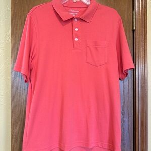 Croft & Barrow Men's Medium Short Sleeve Easy Care Red Polo Shirt